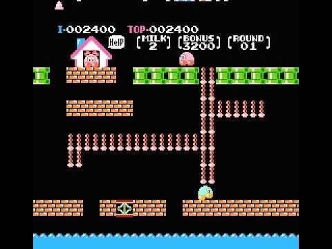 ファミコン版 ナッツ＆ミルク【NUTS & MILK】 - YouTube