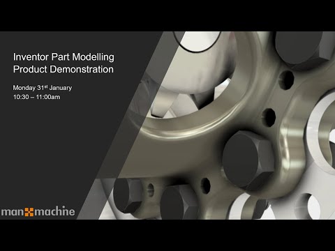 Inventor Part Modelling Product Demonstration