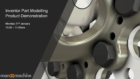 Inventor Part Modelling Product Demonstration