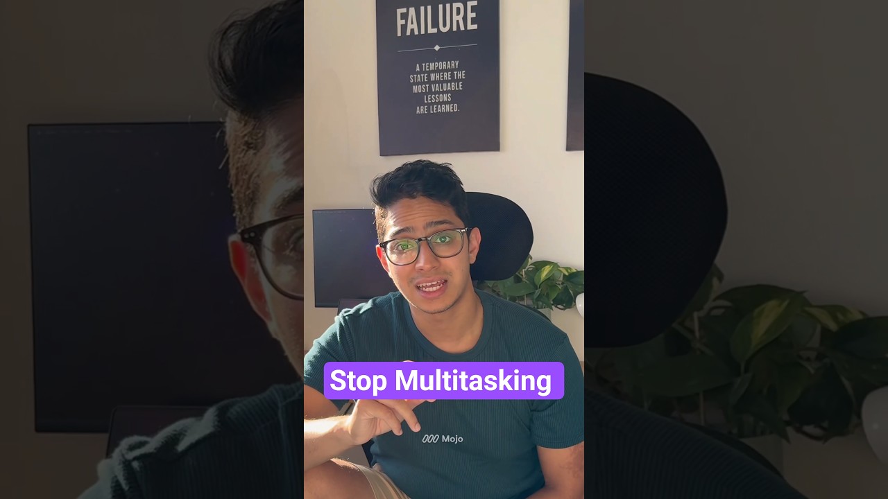 Stop Multitasking Your Brain Doesn't Like It 