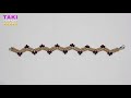 Takı Tasarımı-Kolay Zigzag Herringbone Bileklik Nasıl Yapılır-ÖĞRETİCİ-DIY-DETAYLI VE SESLİ ANLATIM