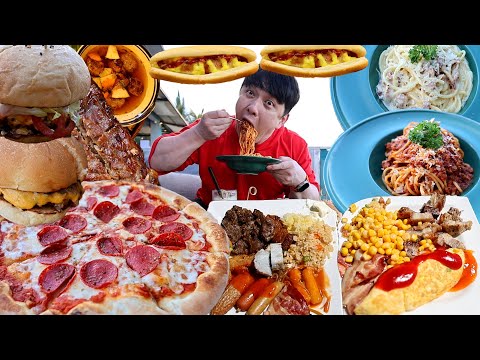 [다낭 호이안3]20000kcal 까르보나라 스파게티 & 피자 & 햄버거 & 핫도그 PIZZA & BURGER MUKBANG VLOG