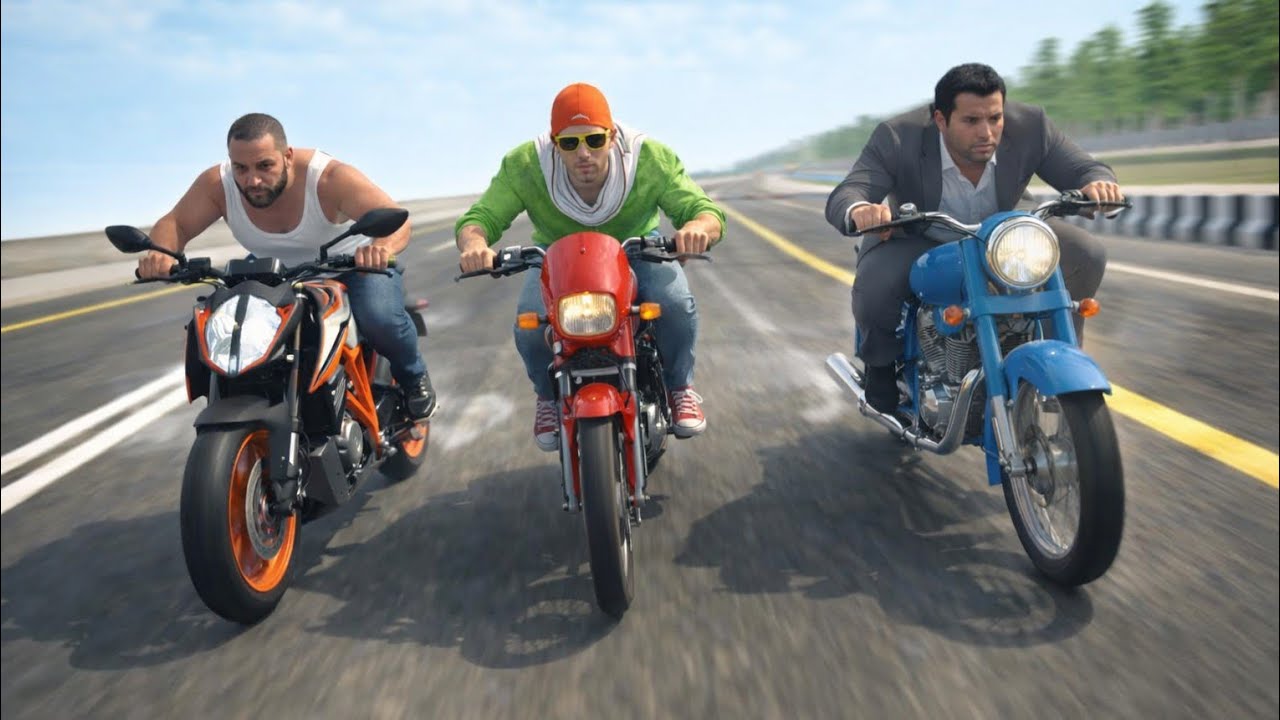 Indian Theft Auto simulator Bike Race Challenge 