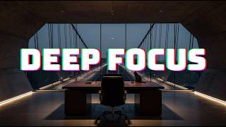 DEEP FOCUS — Minimal Techno & Dub Techno for Coding | Suspension Bridge Tower