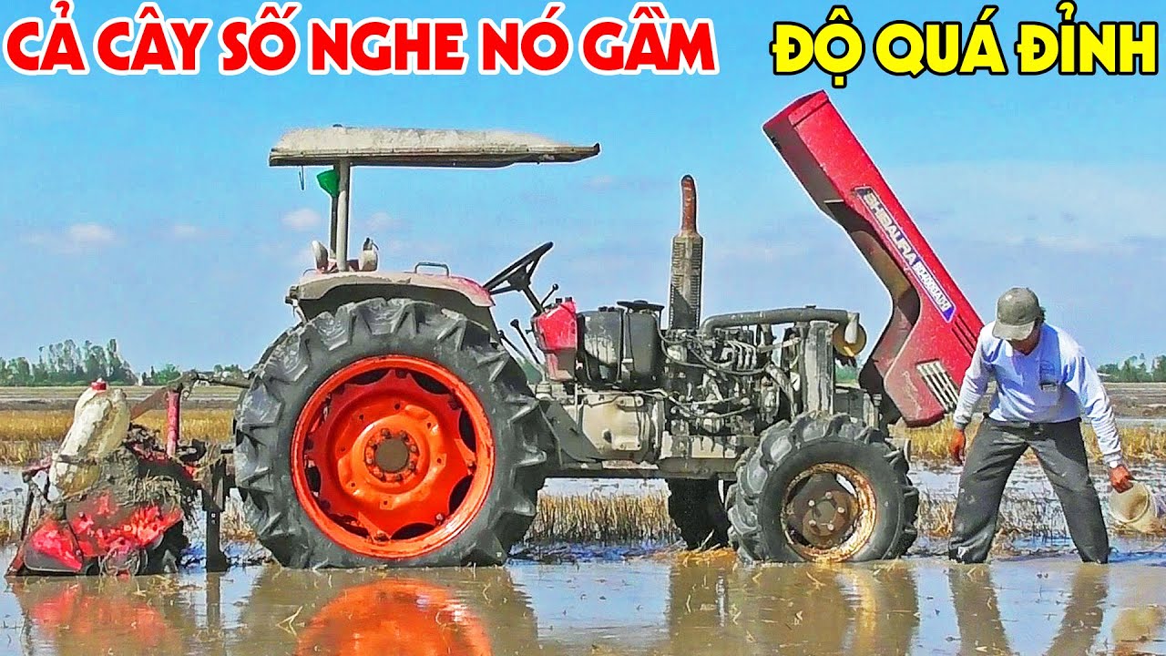 Старый трактор после модернизации талантливым фермером