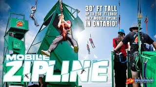 Ontario Inflatables And Event Rentals Mobile Zipline