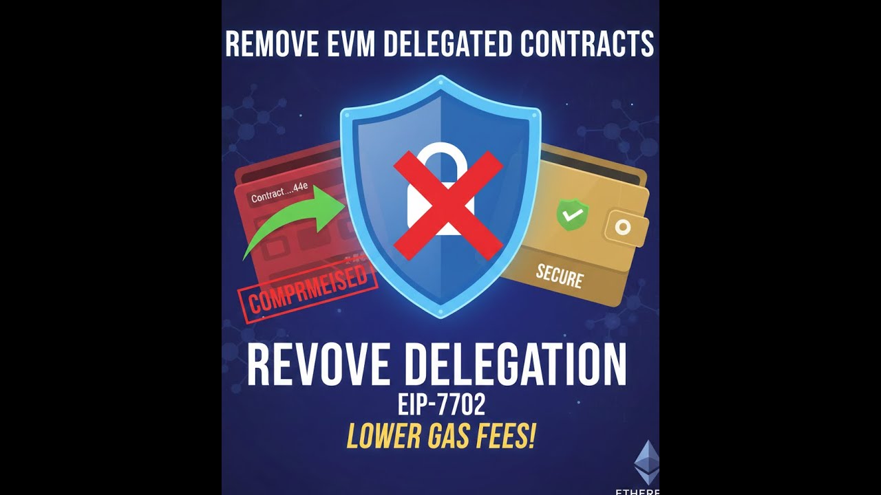 How to Revoke Delegated Contract Address from an EVM Wallet (EIP-7702) | Step-by-Step Guide