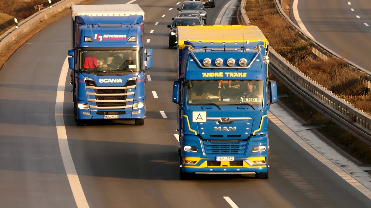 TRUCKSPOTTING A14 Spedition Metzner, Evers Transport, weck und poller, mehner transporte,