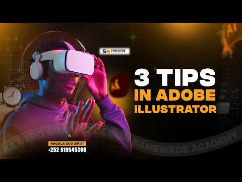 Tips And Tricks In Adobe Illustrator | Baro Xeelado Fudud.