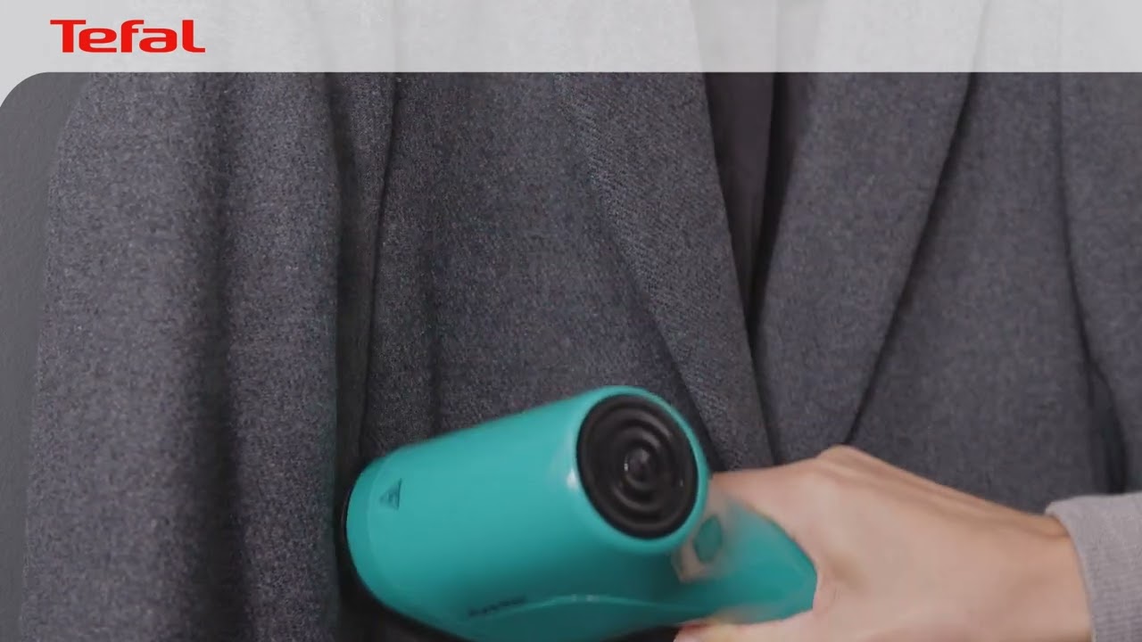 How To Remove Hair & Lints with Pure Pop Handheld Garment Steamer I Tefal Malaysia