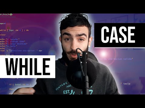 Menú de OPCIONES en BASH ✅ estructuras WHILE y CASE