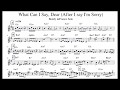 Buddy DeFranco - What Can I Say Dear (transcription)