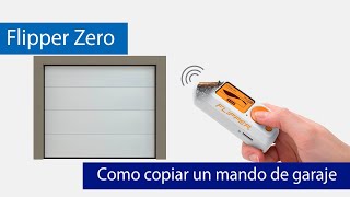 Cómo copiar o clonar un mando de garaje con código fijo. How to copy garage  door remote control. 