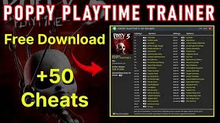 Poppy Playtime 5 Trainer +50 Cheats | God Mode, Infinite GrabPack, No Monster AI