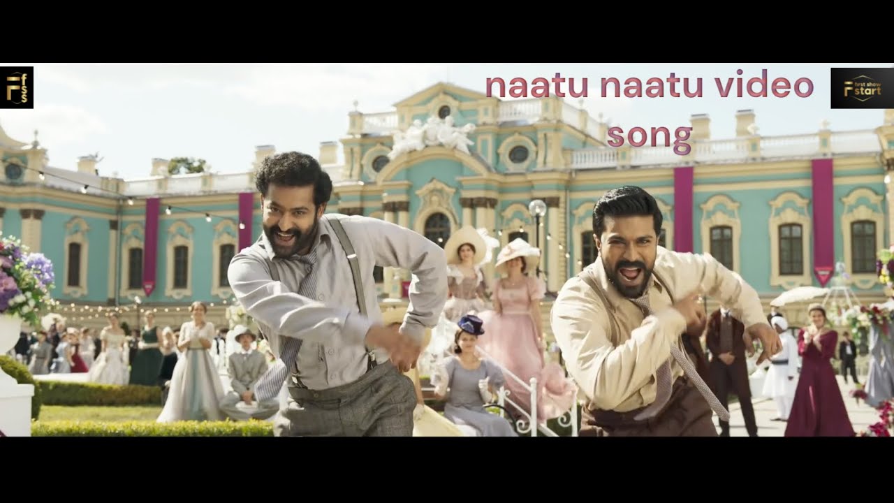 Naatu Naatu video song (telugu) || RRR || NTR || Ram Charan || SS ...