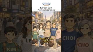 Korean Last Names Explained #shorts