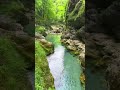 Slovenia, Tolmin Gorges. スロベニアのトルミン渓谷。
