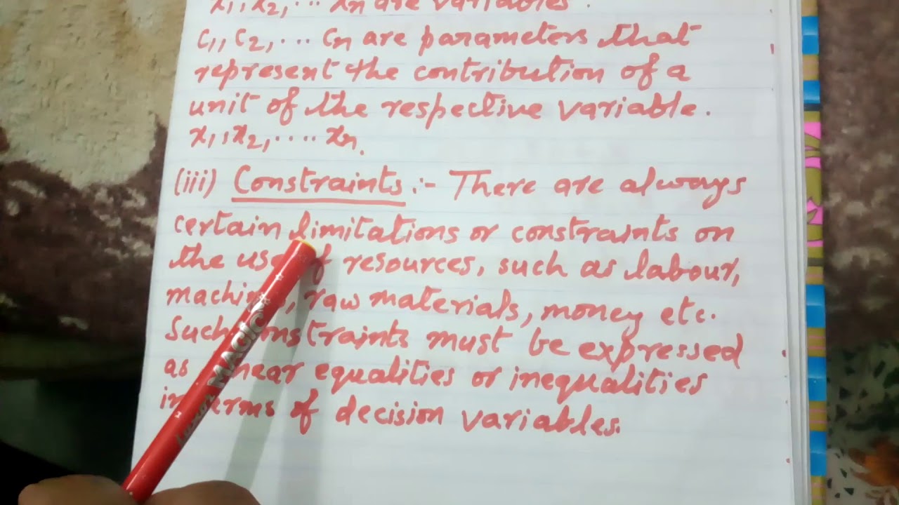 Unit 2 Linear Programming video no 3 - YouTube