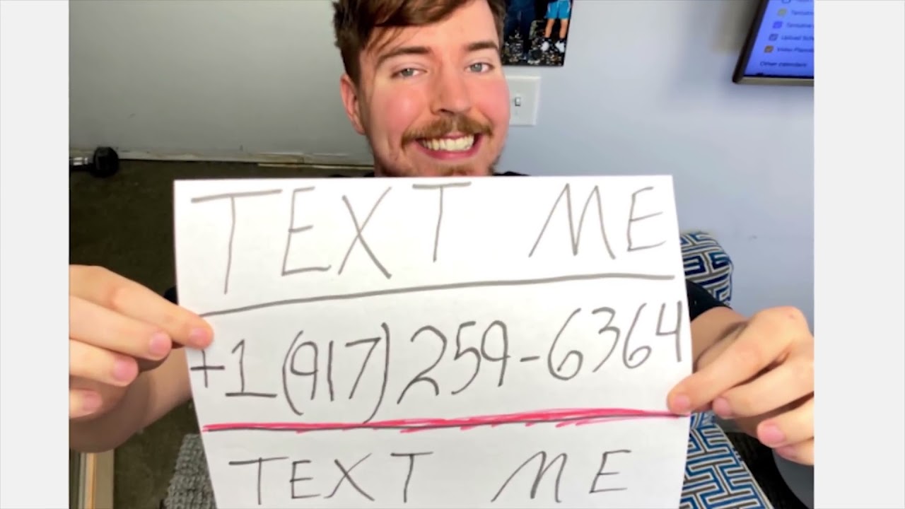 I Leaked My Phone Number - MrBeast - YouTube