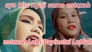VIRAL Ustazah Cantik. ngajar ngaji Utazah Lutfi Bayinatul Lutfiah