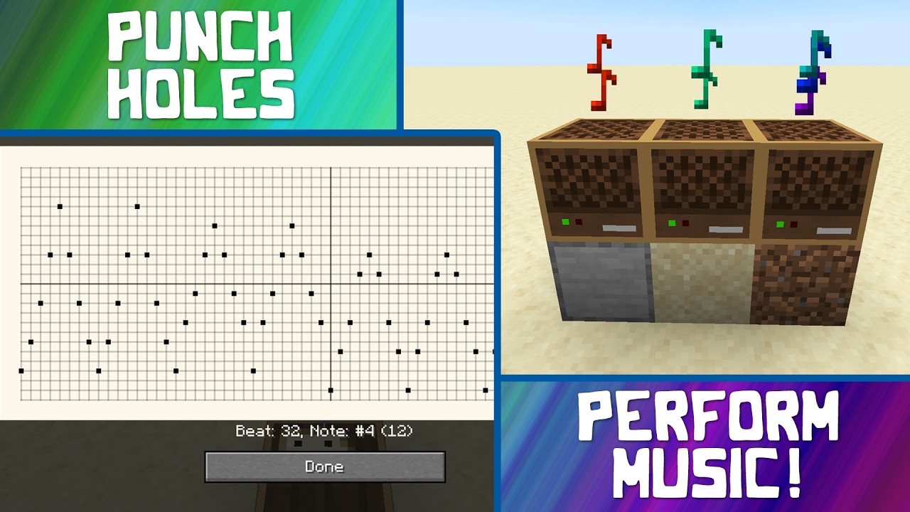 Music Box mod - Compose music inside Minecraft! - YouTube