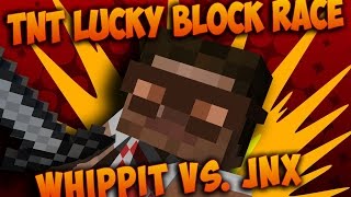 KABOOOOOM :-) | Jnx & Whippit kör Lucky Block TNT Race | Minecraft Mod 1.8