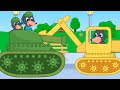 Benny Mole em Português Brasil - Competição De Tanque De Brinquedo Desenho Animado