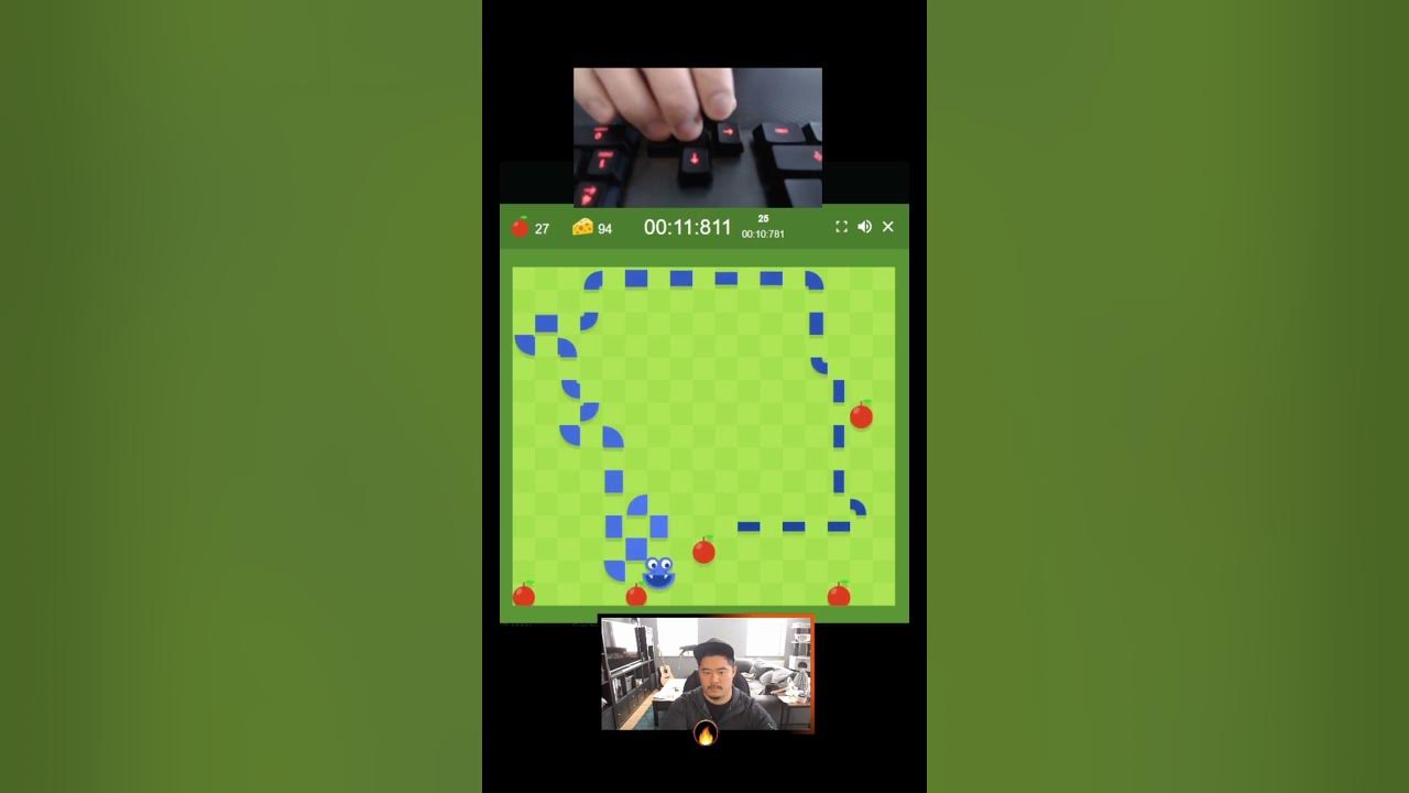 50 Apples in 23.700 seconds (WORLD RECORD) Google Snake Standard Map