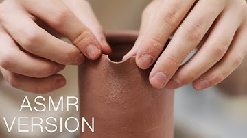 How to Throw, Spout, Trim and Handle a Tall Stoneware Jug — ASMR Version
