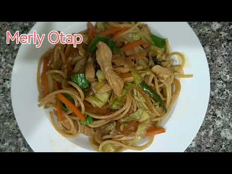 CHICKEN AND VEGETABLES STIR FRY WITH SPHAGETTI PASTA |MY RECIPE @Merly Otap
