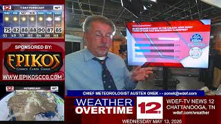 WDEF TV NEWS 12 WEATHER OVERTIME - WED MAY 13 2026 screenshot 1