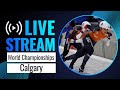 Live  world championships session  calgary 2024  speedskating