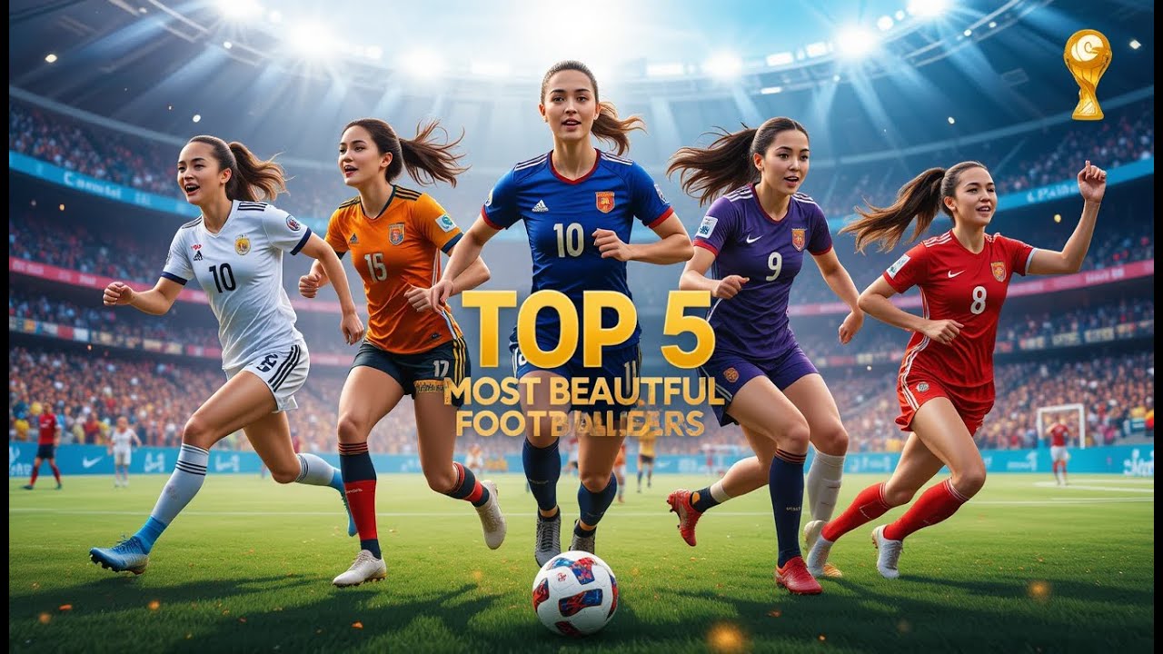 Top 5 Most Beautiful & Young Female Footballers in 2025