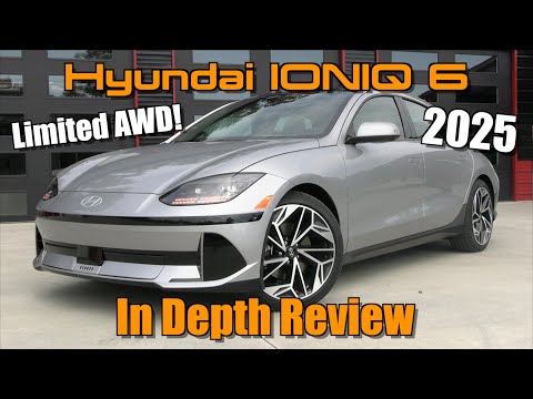 2025 Hyundai Ioniq 6 Limited AWD: Start Up, Test Drive & In Depth Review