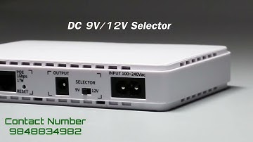 Portable UPS for WiFi Router 9v & 12v 8800mAh