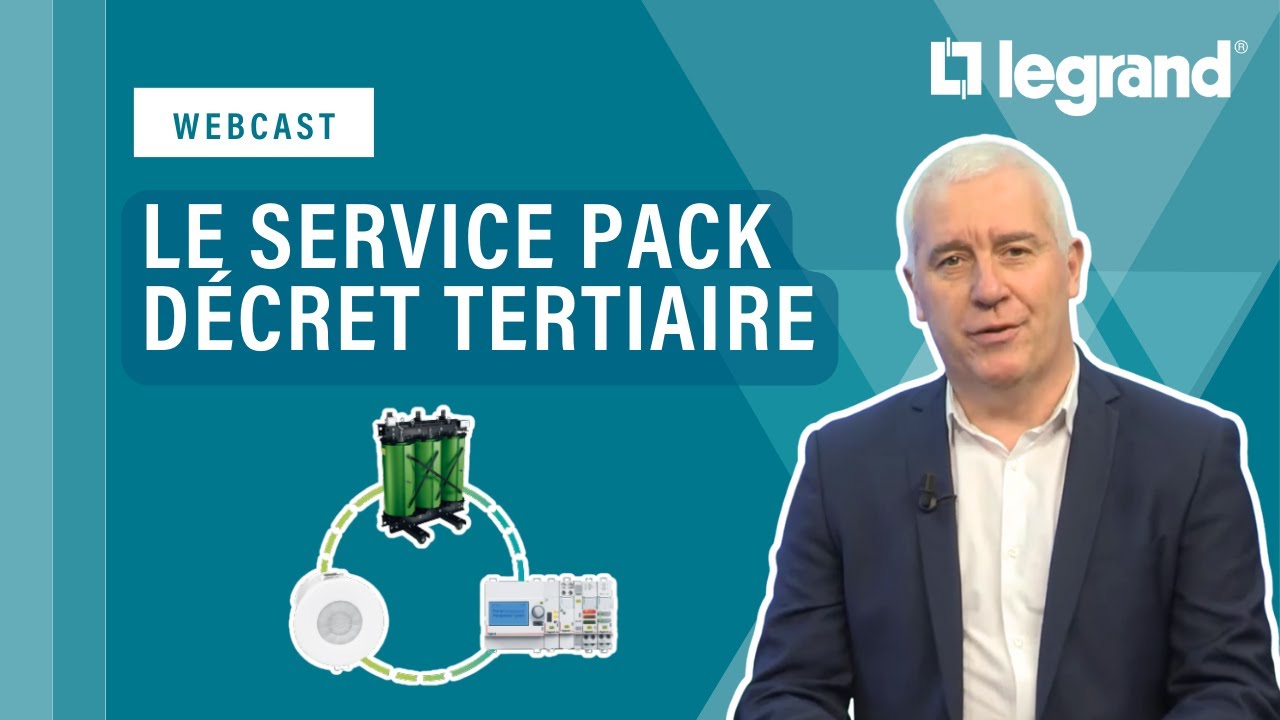 Découvrez notre webconférence sur le Service Pack décret tertiaire Legrand