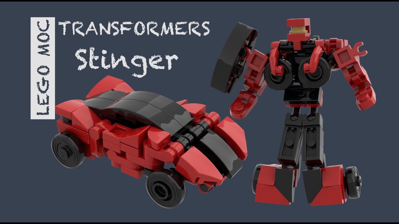 LEGO MOC Transformers G1 Mirage Mini Mecha by FreshBricks