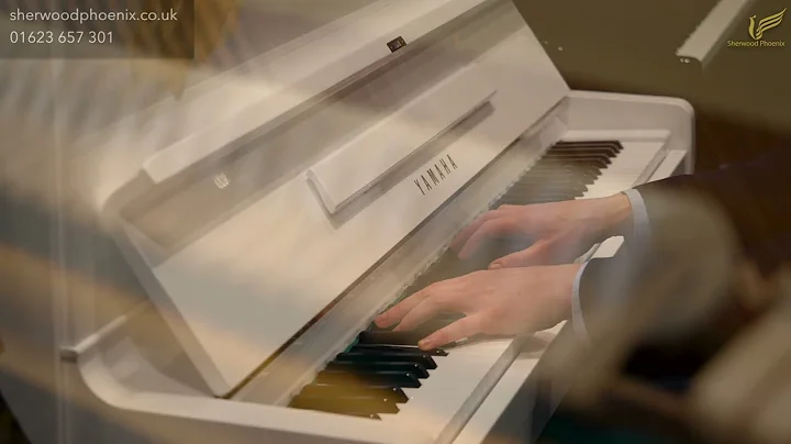 Yamaha U1 White Upright Piano No. 717545 Comparison Demonstration | Sherwood Phoenix