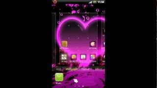 GO Launcher EX Hearts Theme screenshot 5