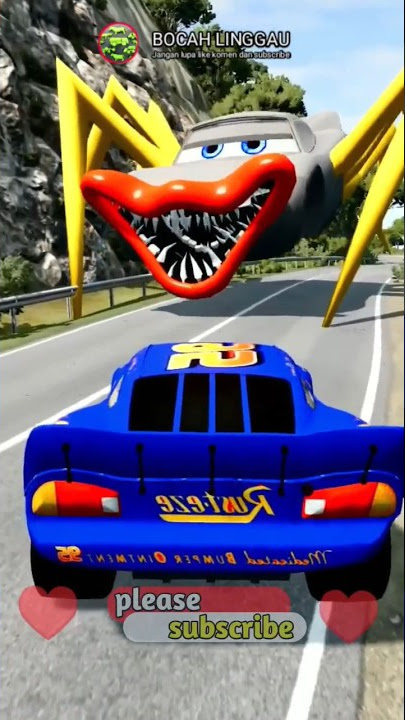 Escape From The Lightning McQueen Spider Eater VS Monster McQueen - Coffin dance song cover