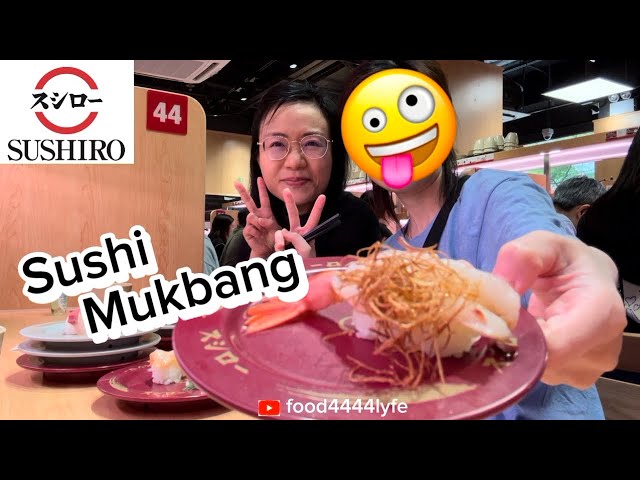 Eating Sushi 🍣 🍣 at SUSHIRO Hong Kong LIVE 🇭🇰 | Mukbang |