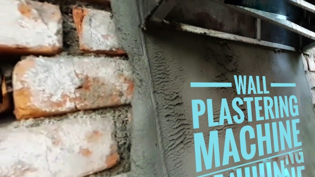 Wall plastering machine Mechanical engineering project idea ചുവരുക
