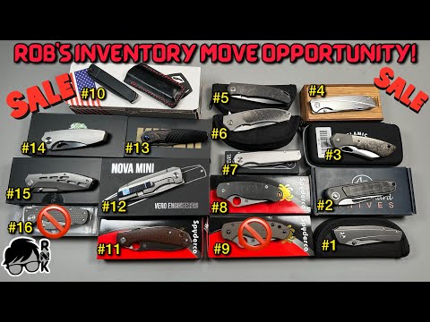Rob’s Nerdy Knives Special Inventory Move Opportunity (⭕️ ended)