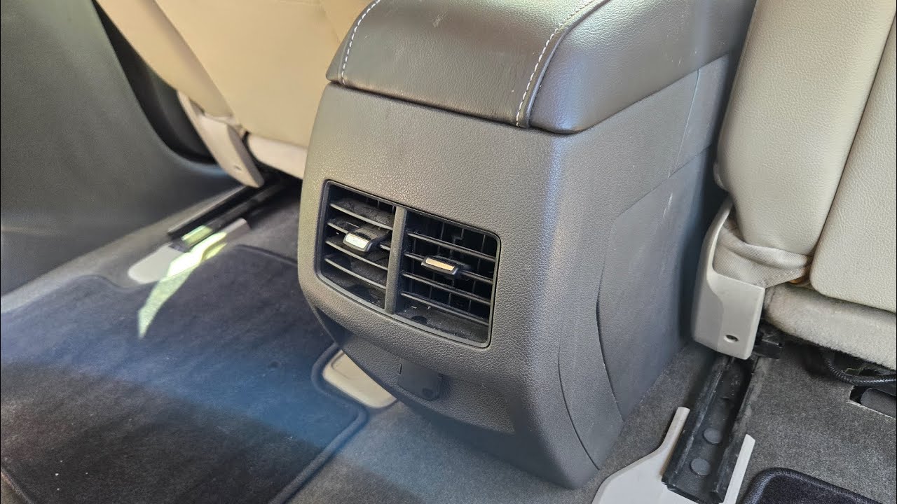 Ford Edge console rear vent cover removal - YouTube