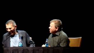 Leonard Nimoy AND William Shatner Sunday DragonCon 2009 surprise 3