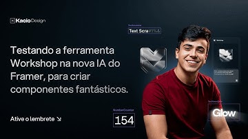 Testando a ferramenta Workshop na nova IA do Framer para criar componentes fantásticos