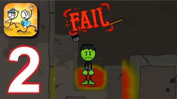 How To Escape : Stickman Story - Gameplay Walkthrough All Level 11 - 20 (iOS, Android) | Part 02