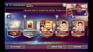 FIFA Mobile *CRAZY* Global Tour Pack Opening!!! 3 TOURIST PLAYERS IN 1 PACK!! 97 OVR! | FIFA Mobile