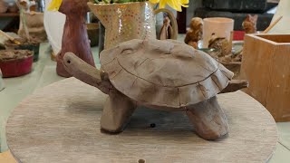 Pottery workshop to make Toby the Tortoise trinket dish. (template available on Etsy)