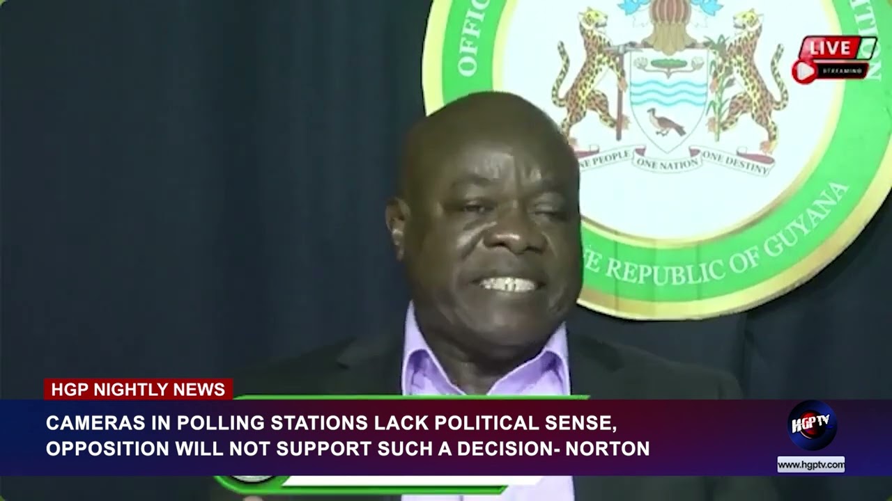 CAMERAS IN POLLING STATIONS LACK POLITICAL SENSE, OPPOSITION WILL NOT SUPPORT SUCH A DECISION–NORTON